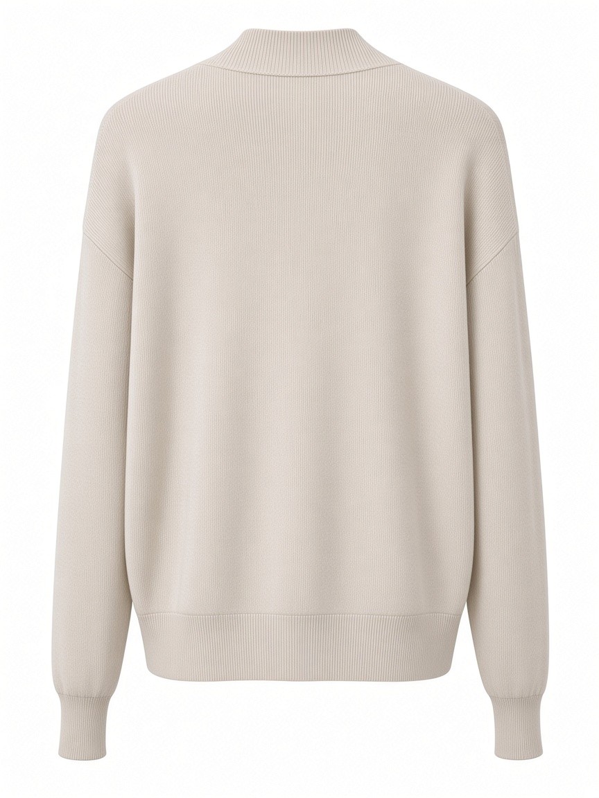 Dámsky kardigán na gombíky MINORITY BEIGE MELANGE Svetlá béžová s.WEAR 8